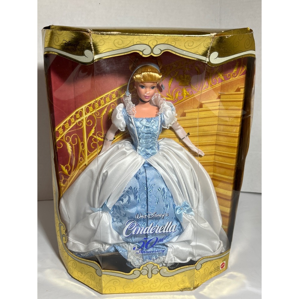 Vintage 1999 Mattel Disney Cinderella 50th Anniversary Collector Doll Y2K